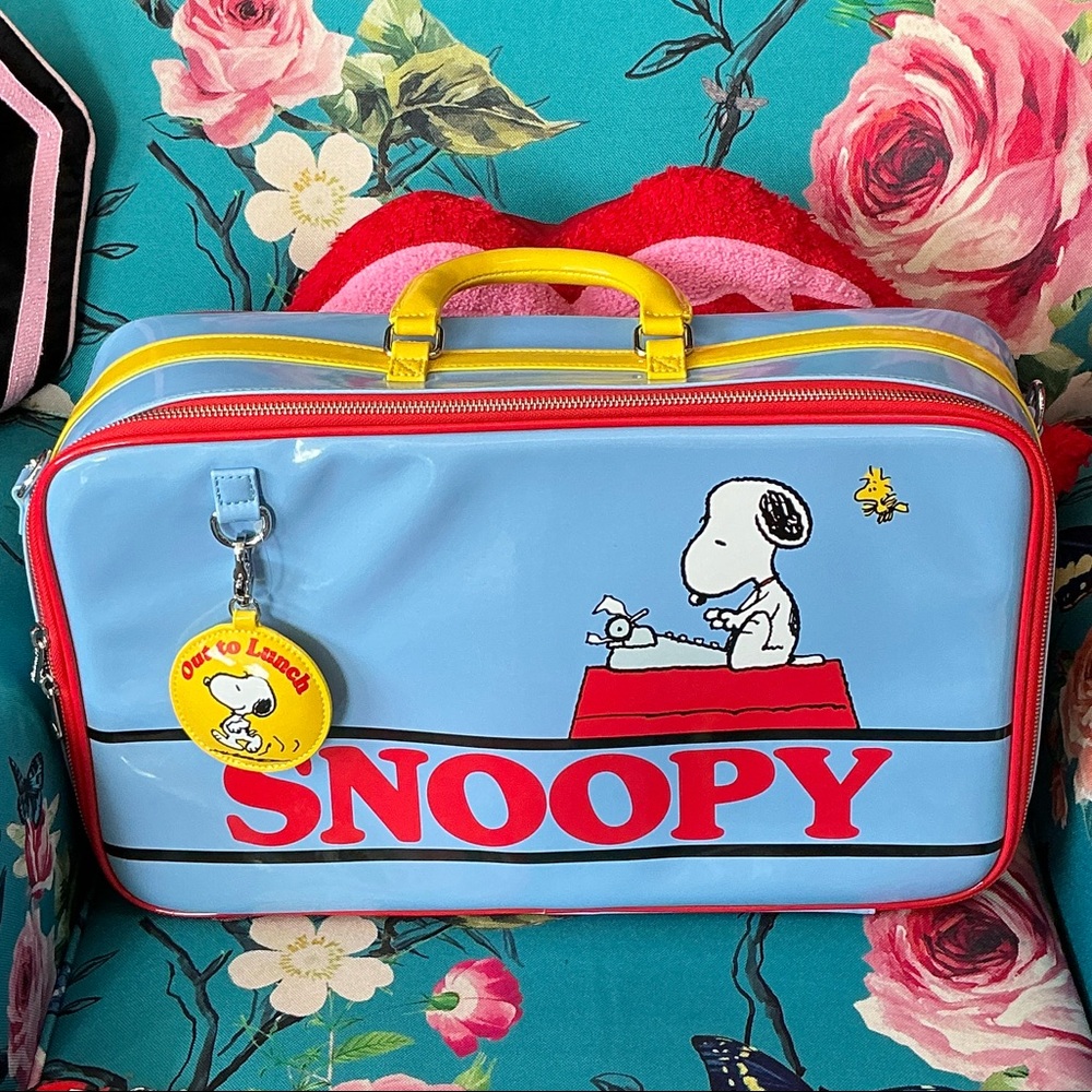 PEANUTS OUT TO LUNCH LAPTOP BAG